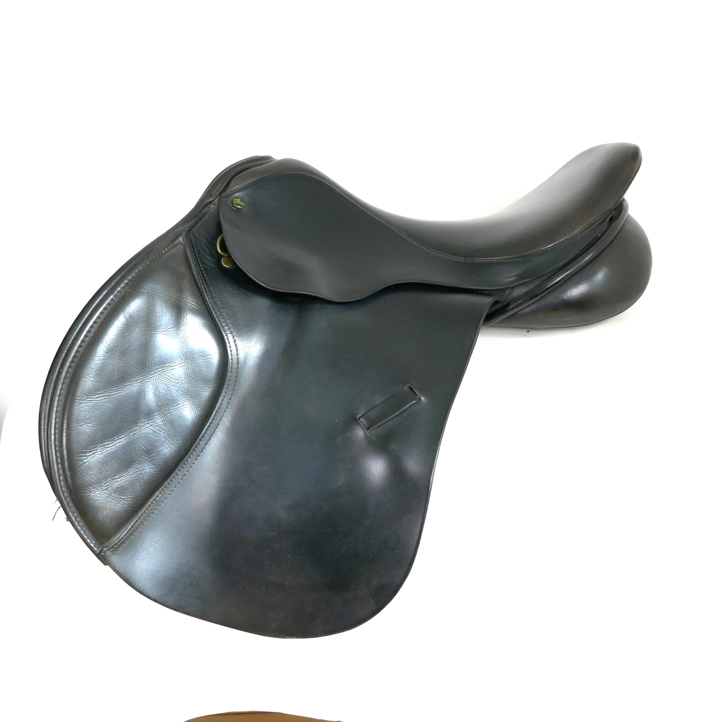 Ideal Grandee Elite Jumping Saddle - 17" Narrow-Medium Black TF85