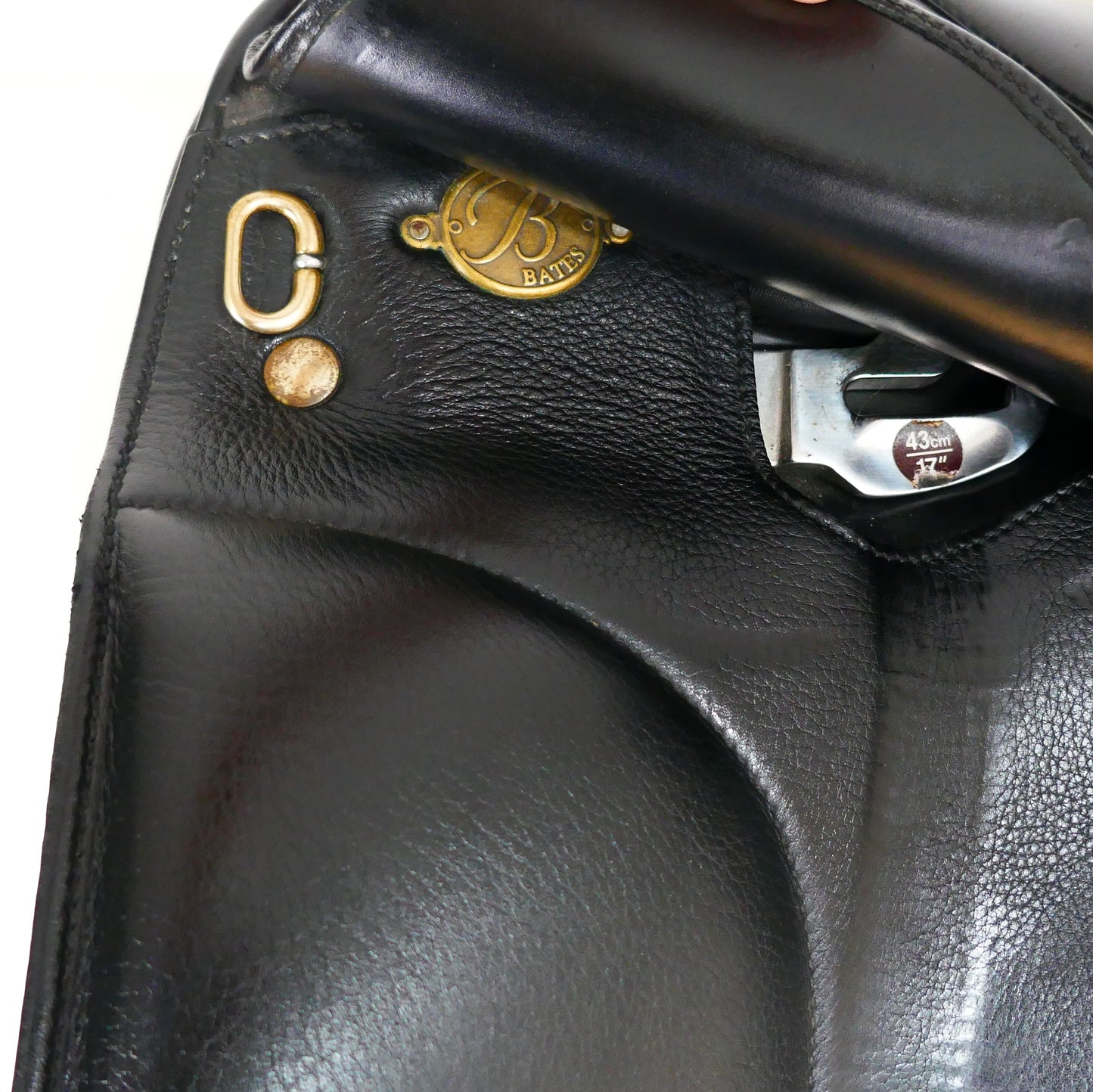 Bates Cair Isabell Werth Dressage Saddle - 17" Adjustable Black TD98