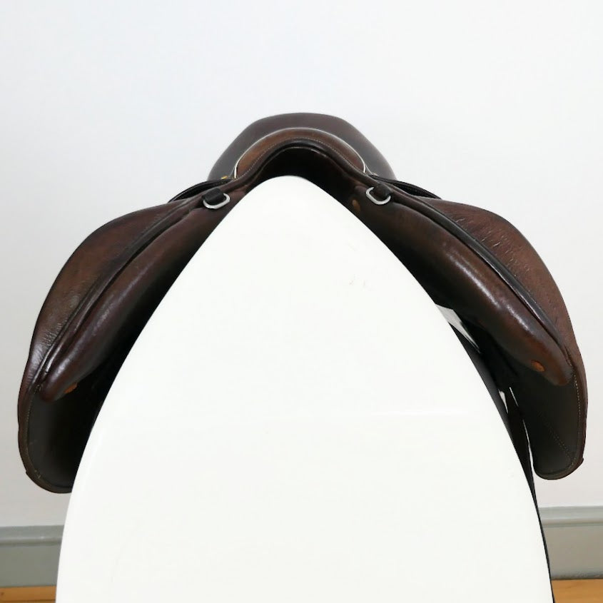 John Whitaker Monoflap Jumping Saddle - 17.5" Medium-Medium (29) Brown TF52