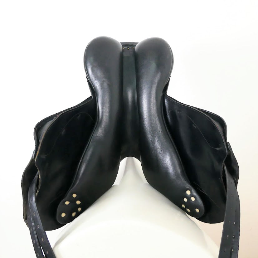 Albion Kontact Lite Jumping Saddle - 17.5" Medium-Wide Black TF126