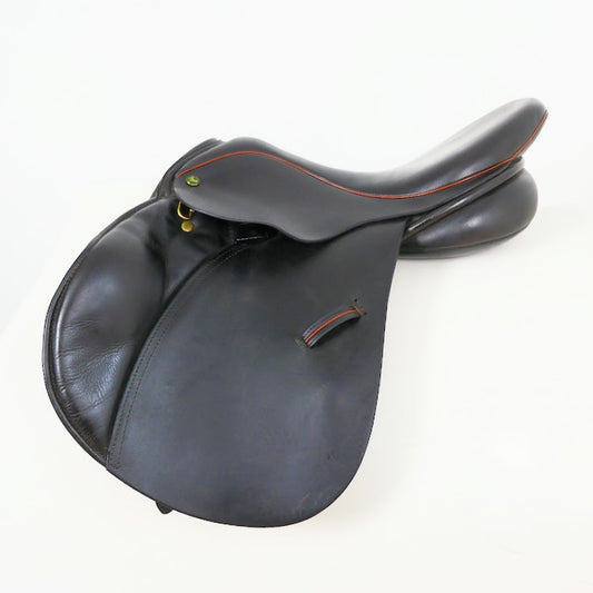 Ideal Impala 1450 Jumping Saddle - 16" Wide Brown TF147