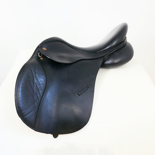 Kent & Masters High Wither GP Saddle (HWGP) - 17" Adjustable Black TB179