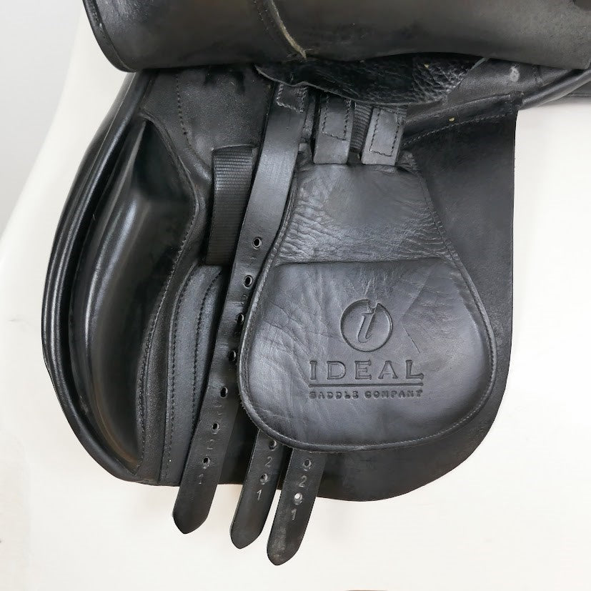 Ideal 1350 GP Saddle - 17" Wide Black TB180
