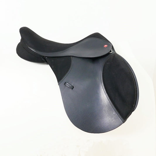 Thorowgood T4 Pony Club GP Saddle (MPO) - 16.5" Adjustable Black TA77