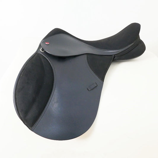 Thorowgood T4 Pony Club GP Saddle (MPO) - 16.5" Adjustable Black TA77