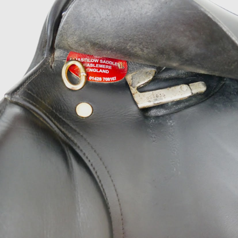 Hastilow Jumping Saddle - 17" Medium Black TF105