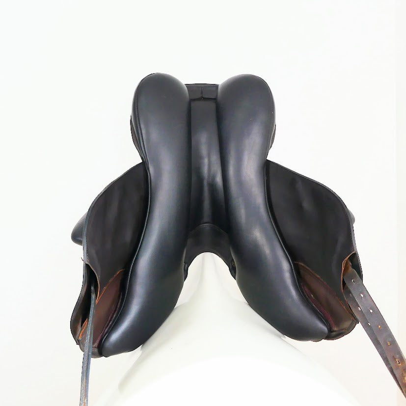 Ideal Technical & Traditional (T&T) Monoflap XC Jumping Saddle - 17.5" Adjustable Brown TF149