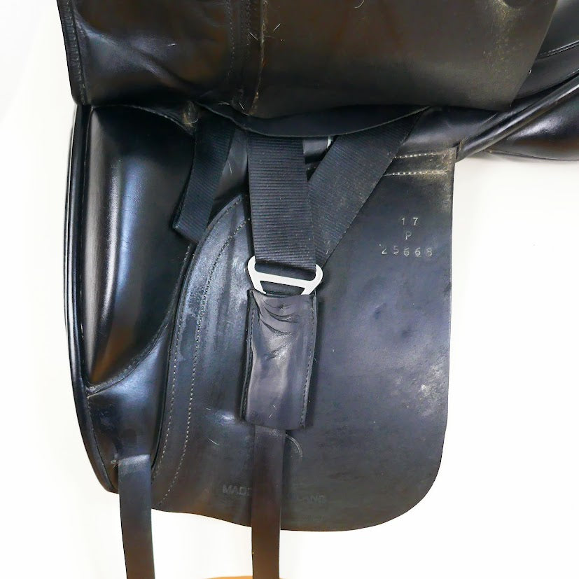 Ideal Tonishia Dressage Saddle -17" Wide (Template) Black TD134
