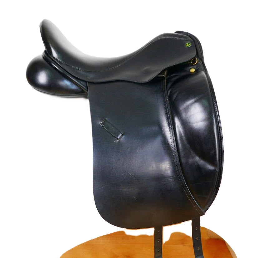 Ideal Tonishia Dressage Saddle -17" Wide (Template) Black TD134