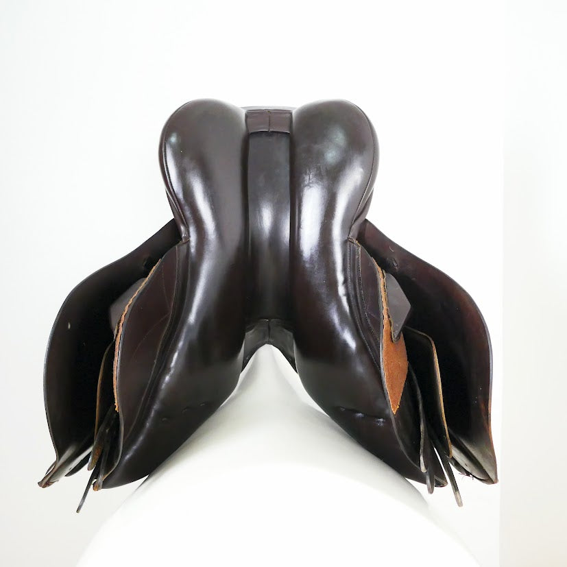 Ideal Grandee Elite Jumping Saddle - 17.5" Medium Brown TF164