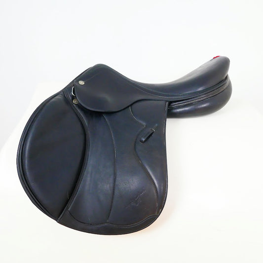 Equipe Synergy Special Jumping Saddle - 17" Medium Black TF163