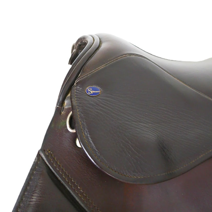 Silhouette VSD Saddle - 17.5" Extra-Wide Brown TB209
