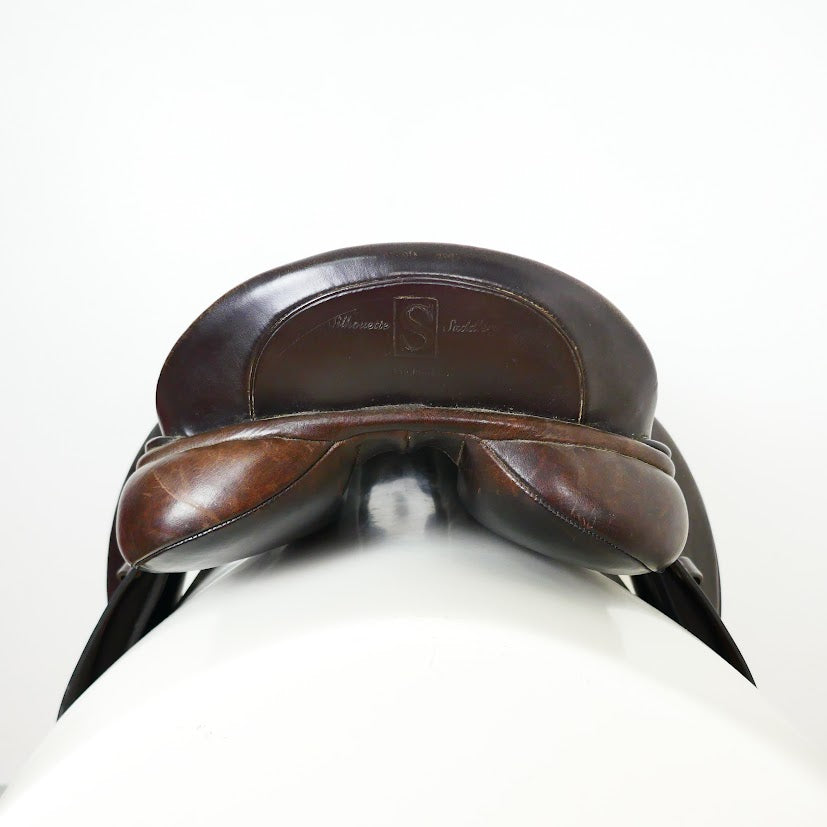 Silhouette VSD Saddle - 17.5" Extra-Wide Brown TB209