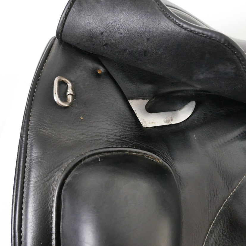 Fairfax Rebecca Dressage Saddle - 17.5" Adjustable Black TD137