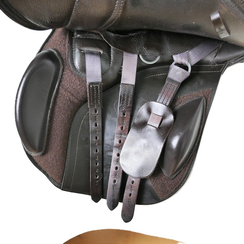 Kent & Masters Compact GP Saddle - 17.5" Adjustable Brown MGC TB216
