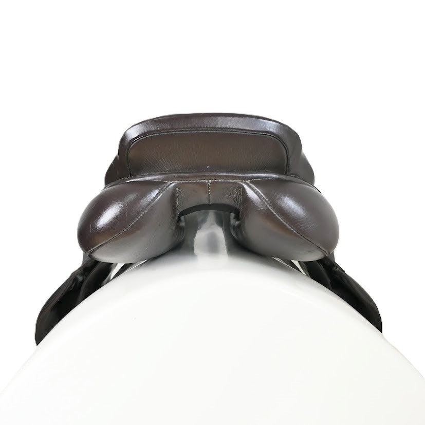 Albion MKI K2 Jumping Saddle - 17.5" Wide Brown Adjusta TF181