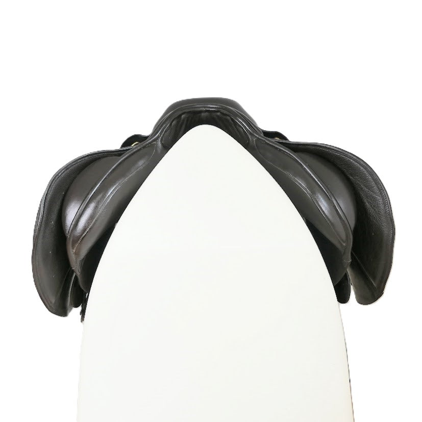 Albion MKI K2 Jumping Saddle - 17.5" Wide Brown Adjusta TF181