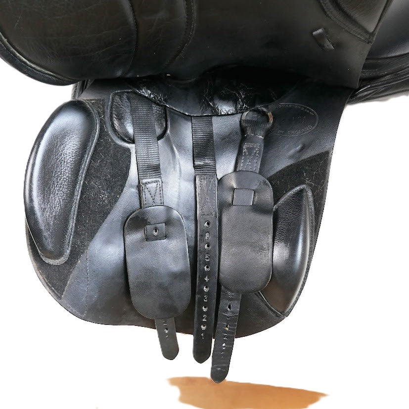 Kent & Masters S-Series Anatomic GP Saddle - 17.5" Adjustable Black TB230