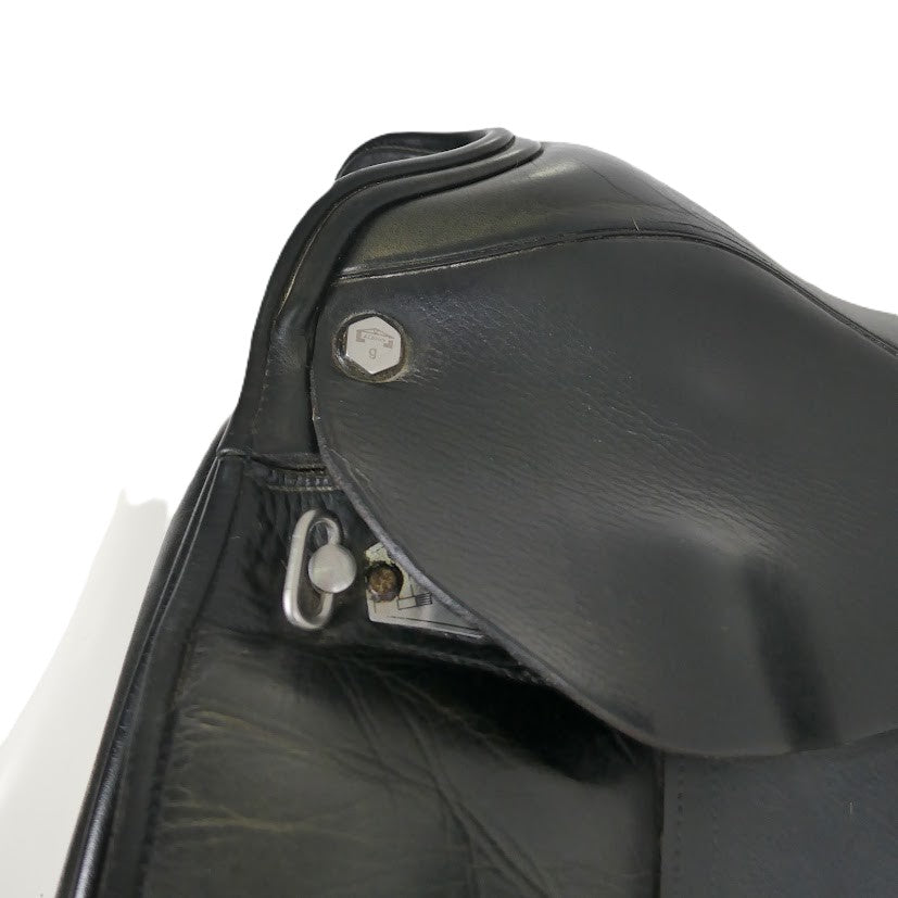 Albion Platinum Ultima SLK Dressage Saddle - 17.5" Medium-Wide (315) Black TD145