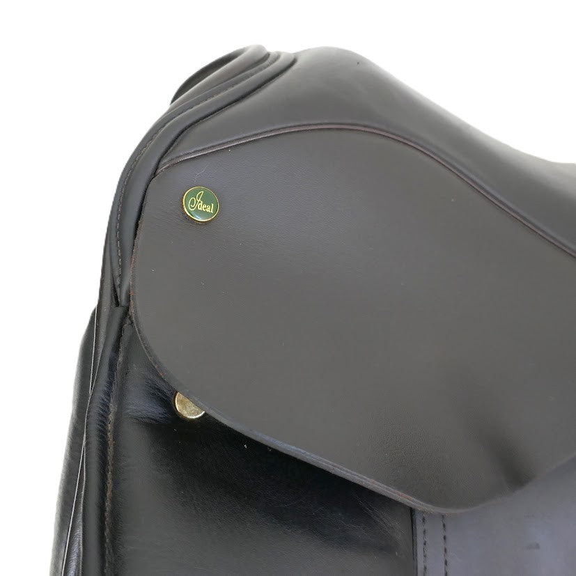 Ideal Suzannah Dressage Saddle - 17.5" Medium-Wide (P) Brown Memel Leather TD153