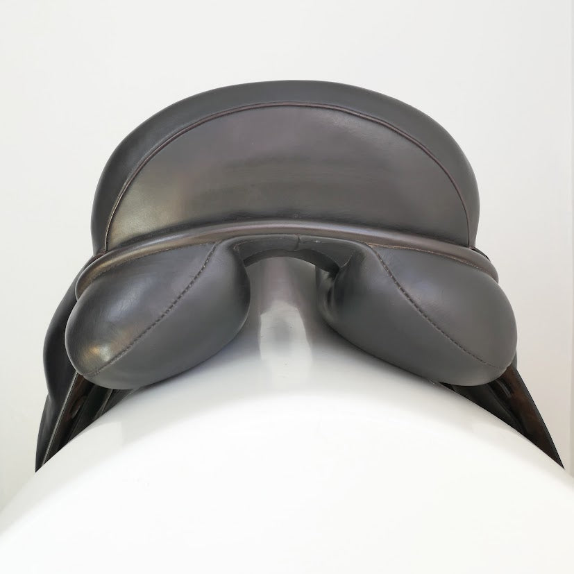 Ideal Suzannah Dressage Saddle - 17.5" Medium-Wide (P) Brown Memel Leather TD153