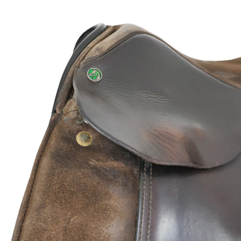 Native Pony Saddle Company Showing Saddle - 17" Medium Brown TE32