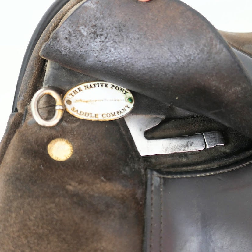 Native Pony Saddle Company Showing Saddle - 17" Medium Brown TE32