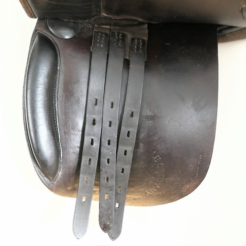 Native Pony Saddle Company Showing Saddle - 17" Medium Brown TE32