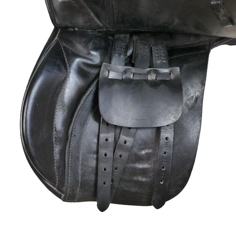 Meadow Creek Ryecroft GP Saddle - 16.5" Medium-Wide Black TA118