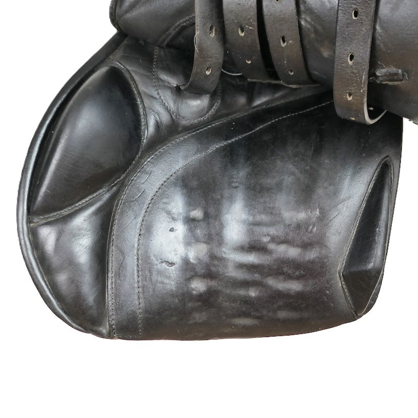 Quatro Jumping Saddle - 17.5" Wide Black TF193