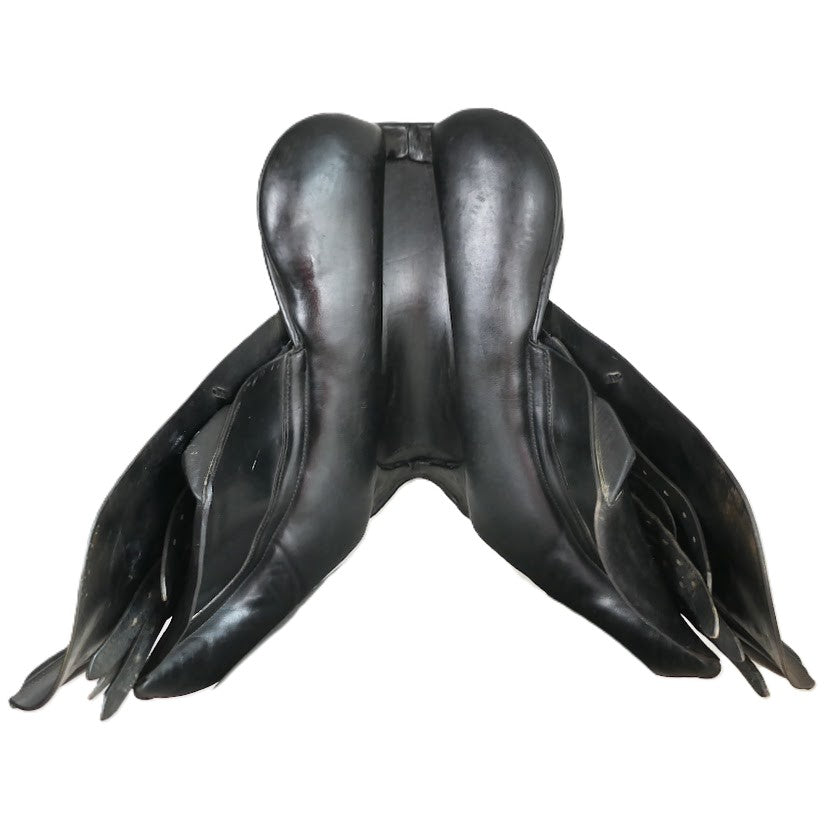 Quatro Jumping Saddle - 17.5" Wide Black TF193