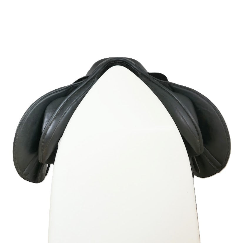 Quatro Jumping Saddle - 17.5" Wide Black TF193