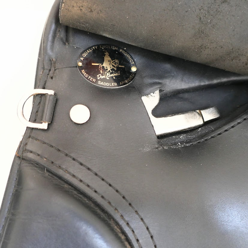 Don Burnell Pony GP Saddle - 16" Medium-Wide Black TA119