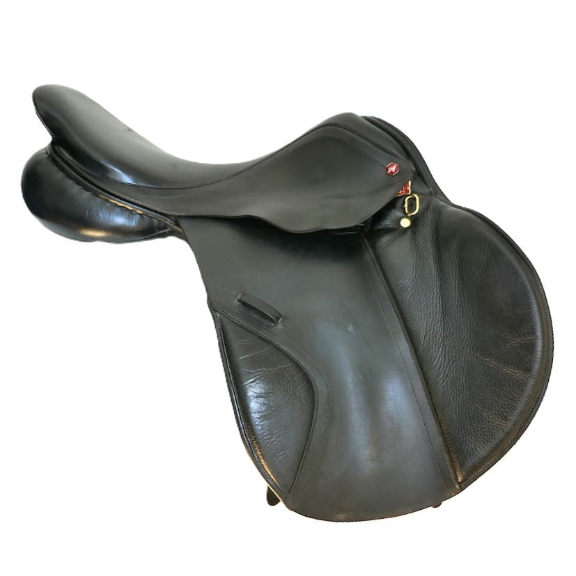 Albion MKI K2 Jumping Saddle - 17.5" Narrow Black TF191