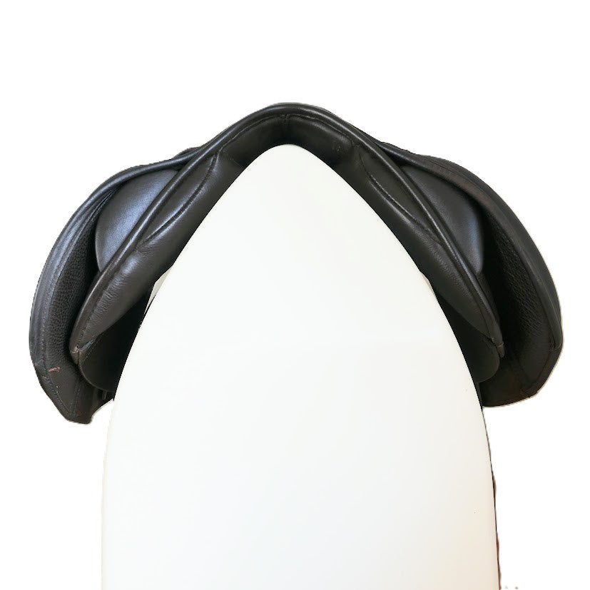 Black Country Etienne Jumping Saddle - 16" Extra-Wide Brown TF196