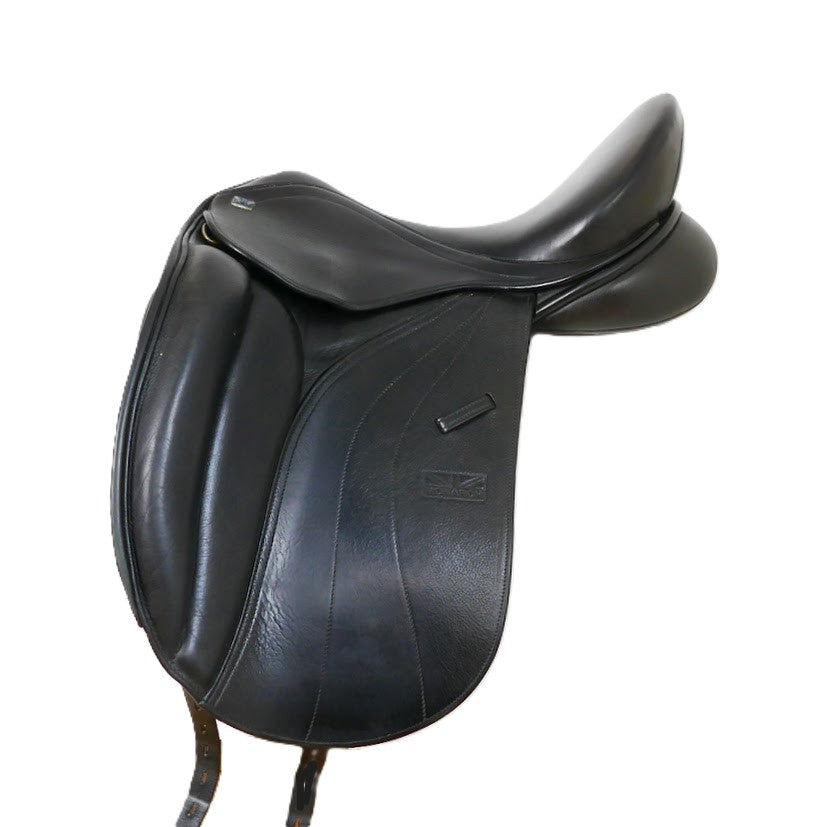 Monarch Regency Dressage Saddle - 17.5" Adjustable Black TD154