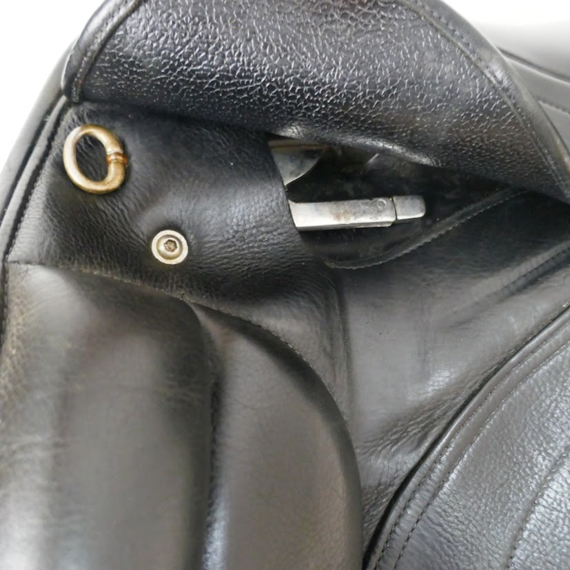 Monarch Regency Dressage Saddle - 17.5" Adjustable Black TD154