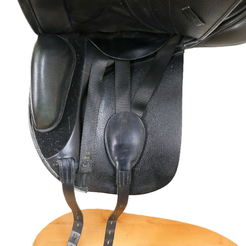 Monarch Regency Dressage Saddle - 17.5" Adjustable Black TD154