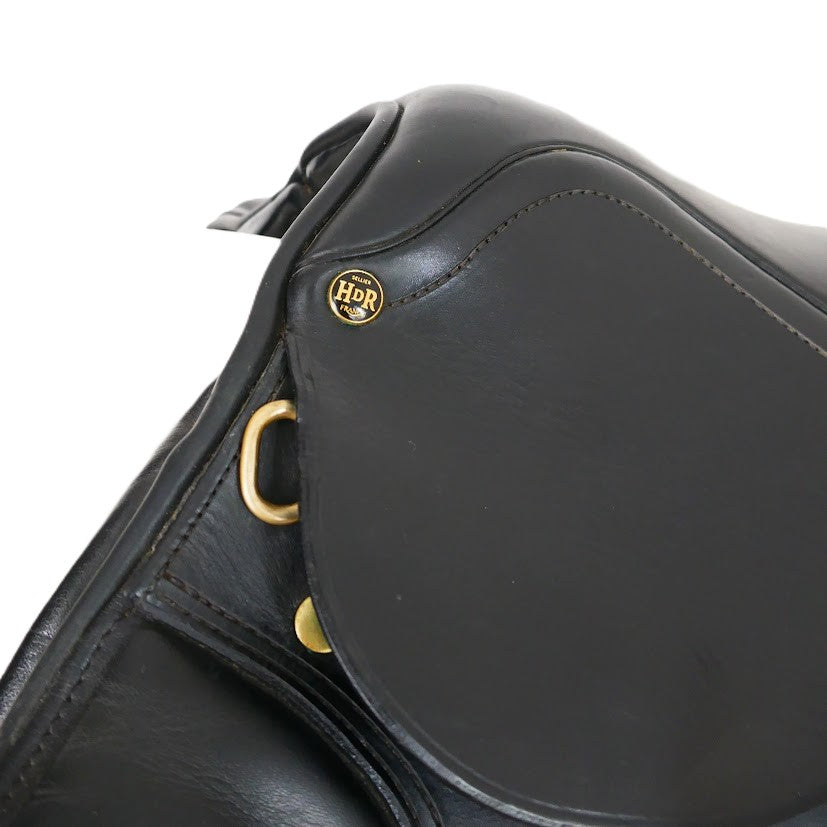 Henri De Rivel Close Contact Jumping Saddle - 17" Wide Black TF197