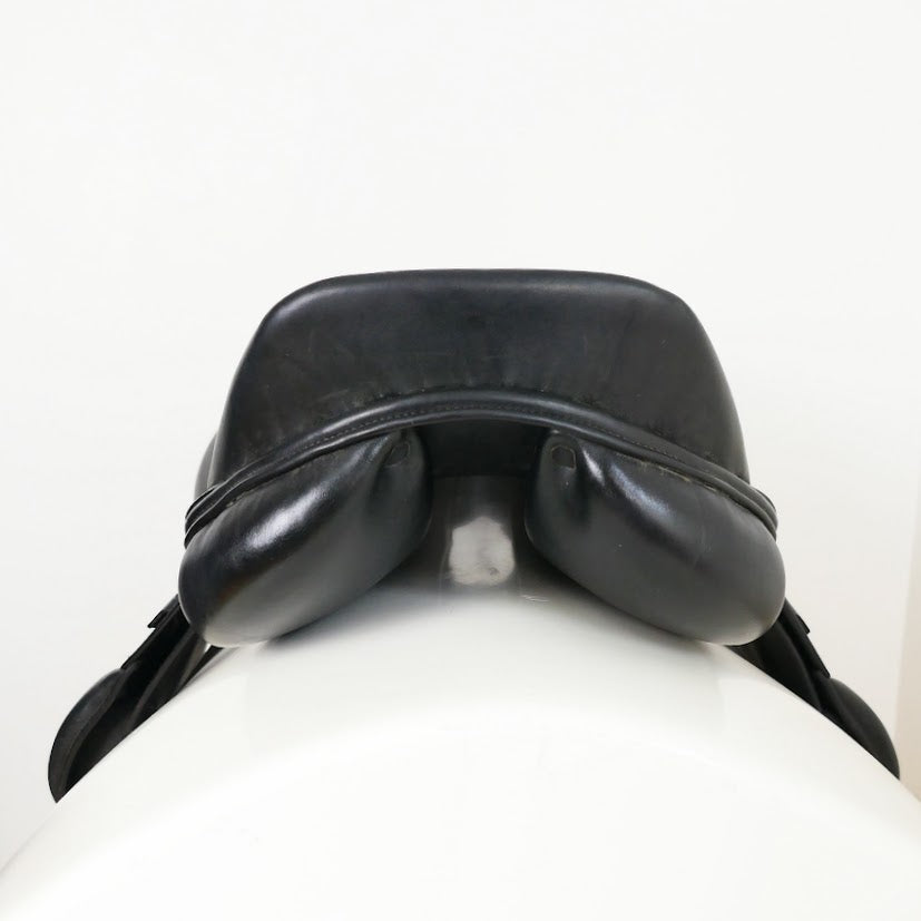 Henri De Rivel Close Contact Jumping Saddle - 17" Wide Black TF197