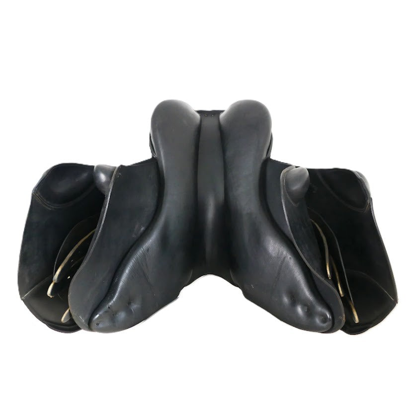 Henri De Rivel Close Contact Jumping Saddle - 17" Wide Black TF197