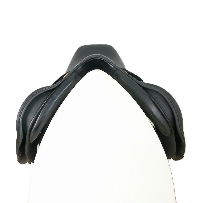 Henri De Rivel Close Contact Jumping Saddle - 17" Wide Black TF197