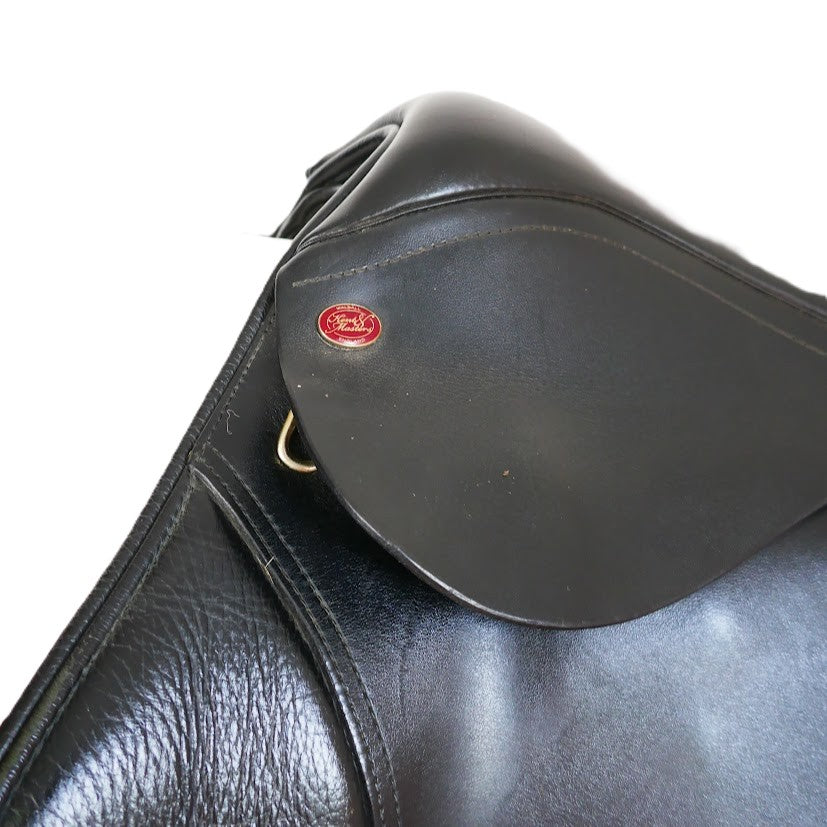 Kent & Masters Flat Back GP Saddle (MGU) - 17.5" Adjustable Black TB259