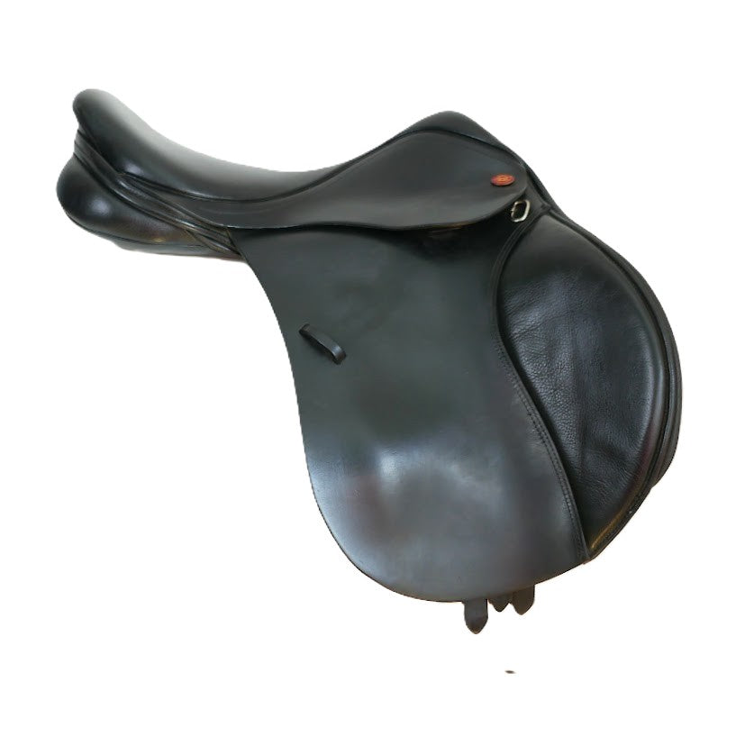 Kent & Masters Long Leg Pony Club GP Saddle - 16.5" Adjustable Black TA126