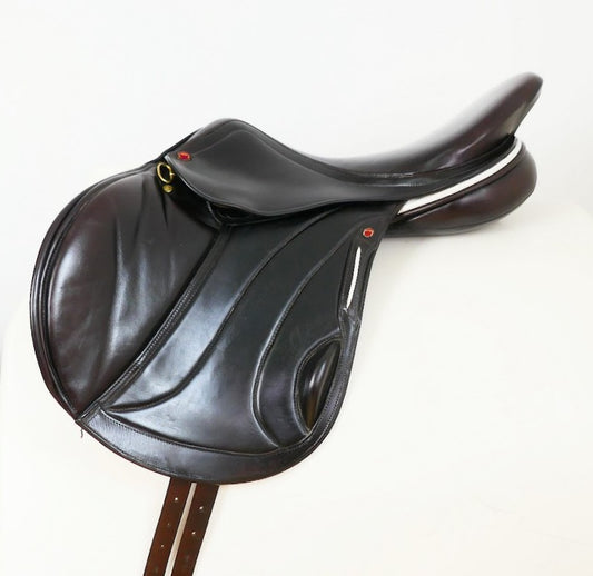 Albion Revelation Cross Country Saddle - 17" Wide Brown TF199