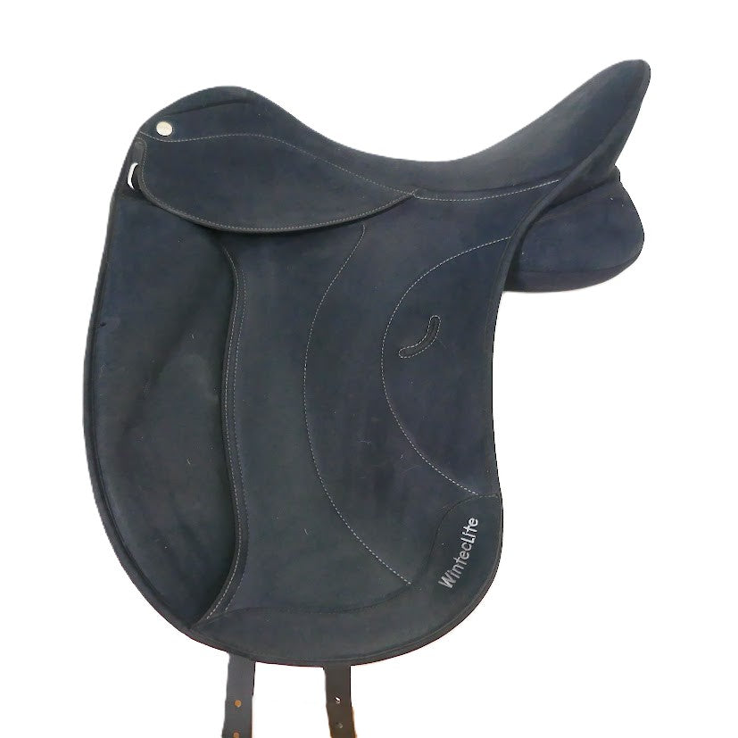 WintecLite Dressage D'Lux Saddle - 17" Adjustable Black TD156