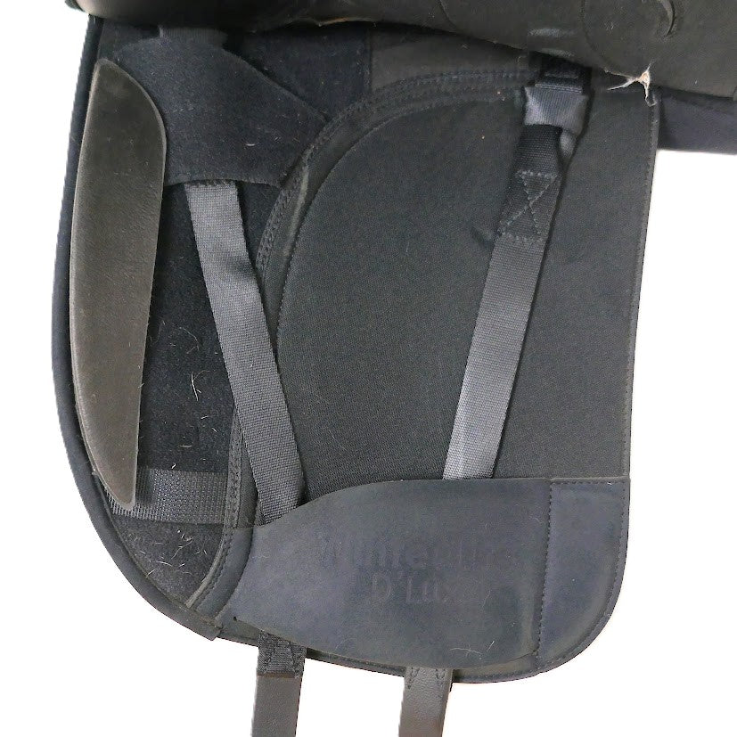 WintecLite Dressage D'Lux Saddle - 17" Adjustable Black TD156