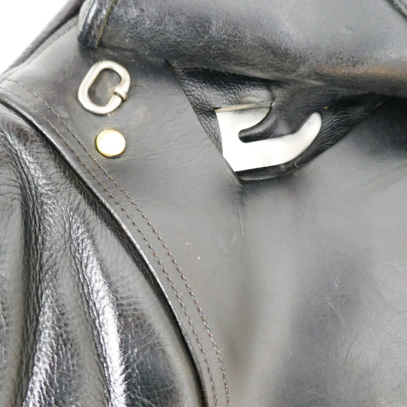 Kent & Masters S-Series Jumping Saddle (JJ) - 17" Adjustable Black TF200