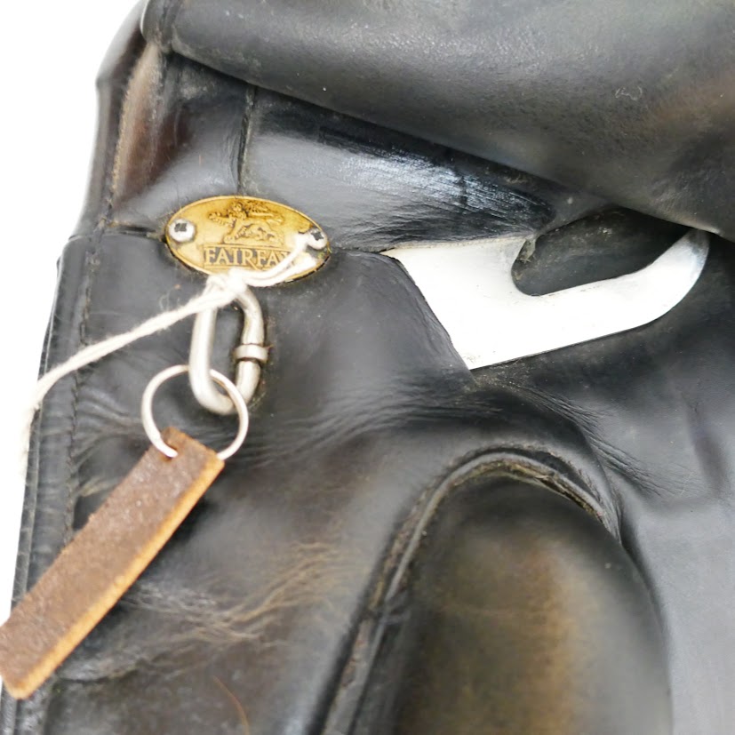 Fairfax Original Dressage Saddle - 17" Adjustable Black TD136
