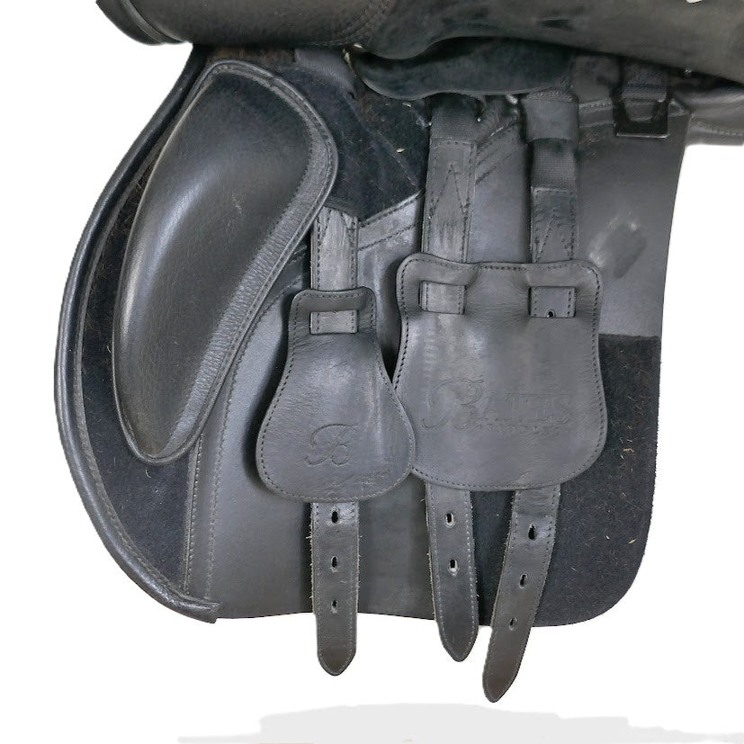 Bates Cair Caprilli SC All Purpose Saddle - 16.5" Adjustable Black TA127